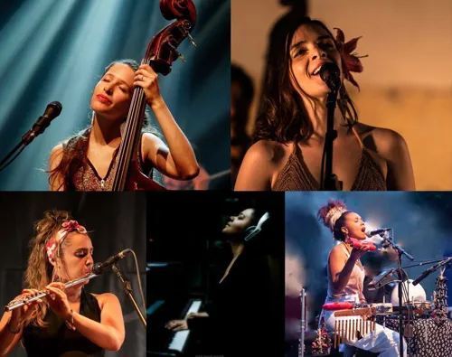 Affiche de Les voix au pluriel 11ème édition | Lucile Chriqui "le brésil en français"