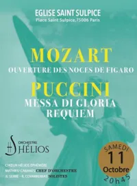 Messa di Gloria Puccini, Requiem de Puccini, Ouverture des Noces de Figaro Mozart - 