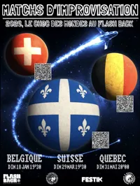 Match d'Improvisation théâtrale : Toulouse vs Belgique - 