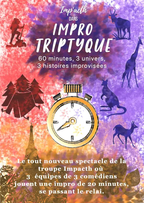 Affiche de Impro Triptyque