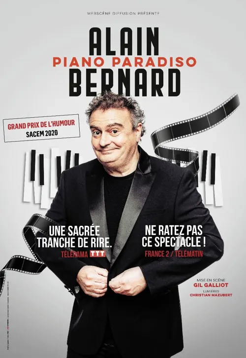 Affiche de Alain Bernard dans Piano Paradiso