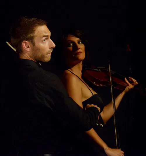Photo 1 de 1air2violons s'invite au théâtre