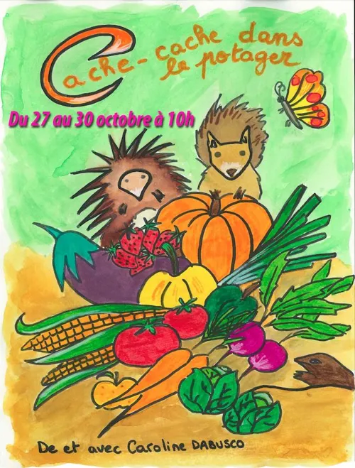 Affiche de Cache cache dans le potager