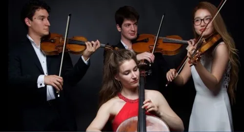Affiche de Le quatuor Akos joue Mozart et Beethoven