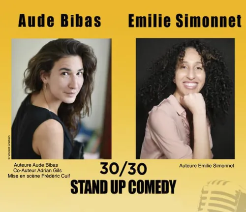 Affiche de Aube Bibas et Émilie Simonnet dans Stand Up Comedy 30/30