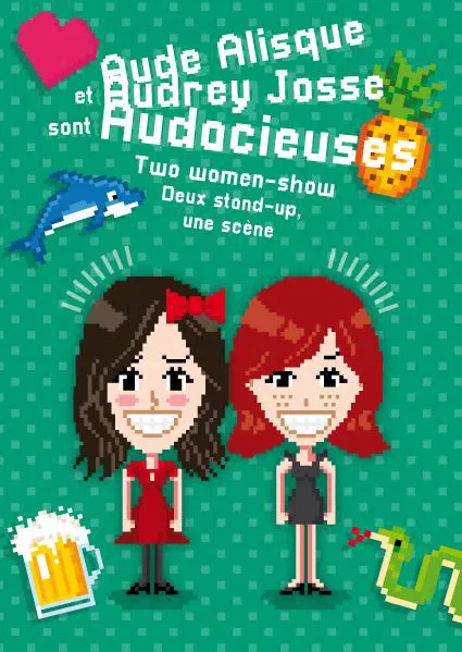 Affiche de Aude Alisque et Audrey Josse sont Audacieuses