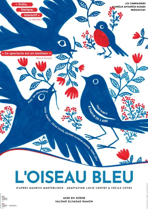 Affiche de L'oiseau bleu