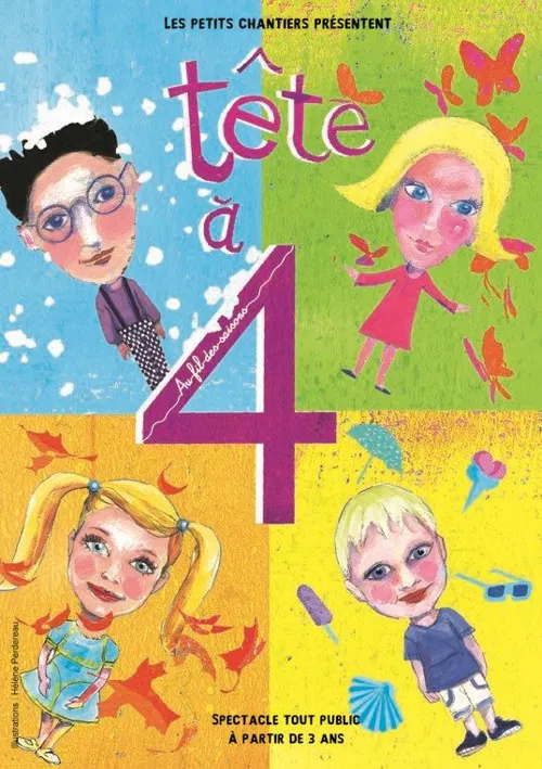 Affiche de Tête à 4, au fil des saisons !