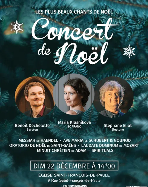 Affiche de Concert de Noël