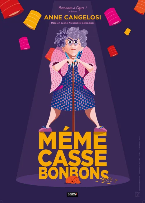 Affiche de Anne Cangelosi dans Mémé casse-bonbons