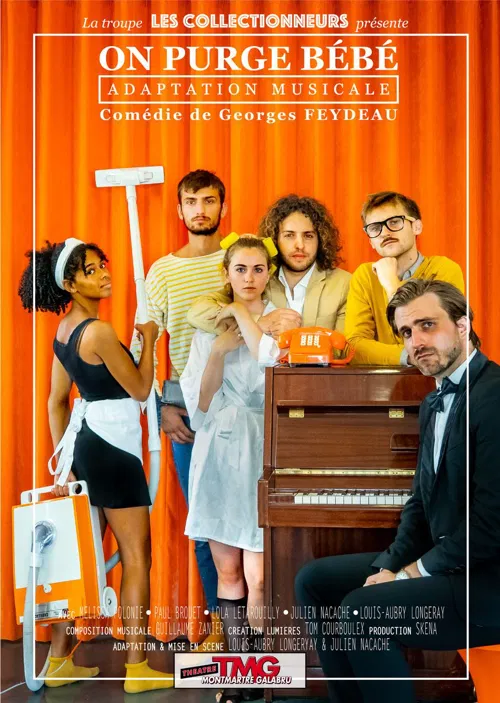 Affiche de On purge bébé | Théâtre Montmartre Galabru