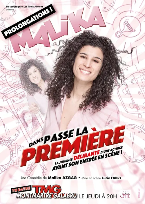 Affiche de Malika Azgag dans Passe la première