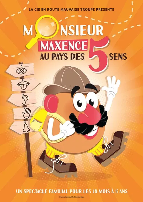 Affiche de Monsieur Maxence au pays des 5 sens