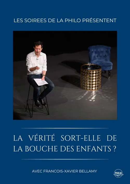 Affiche de La vérité sort-elle de la bouche des enfants ? | Les Soirées de la Philo