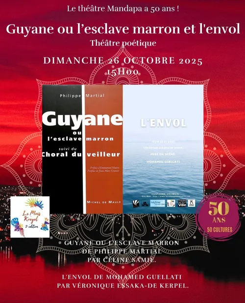 Affiche de Guyane ou l'esclave marron et l'envol