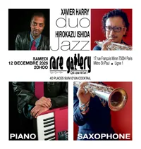Affiche de Xavier Harry et Hirokazu Ishida : Duo jazz, piano, sax