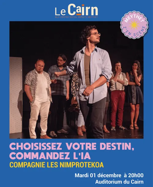Affiche de Choisissez votre destin, commandez l'IA