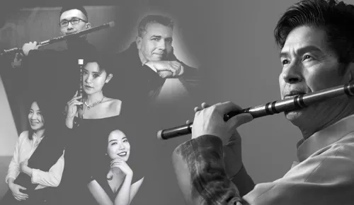 Affiche de Concert de Musique de Chambre Chinoise - Flûtes du Monde