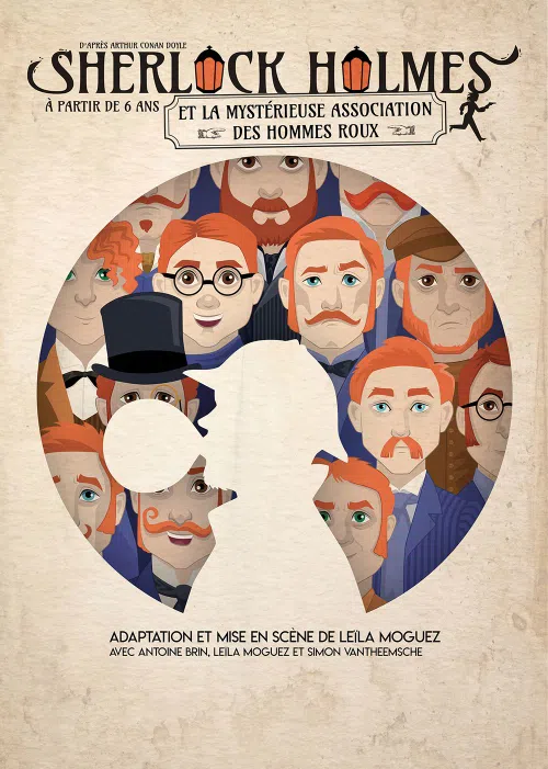 Affiche de Sherlock Holmes et la mystérieuse association des hommes roux