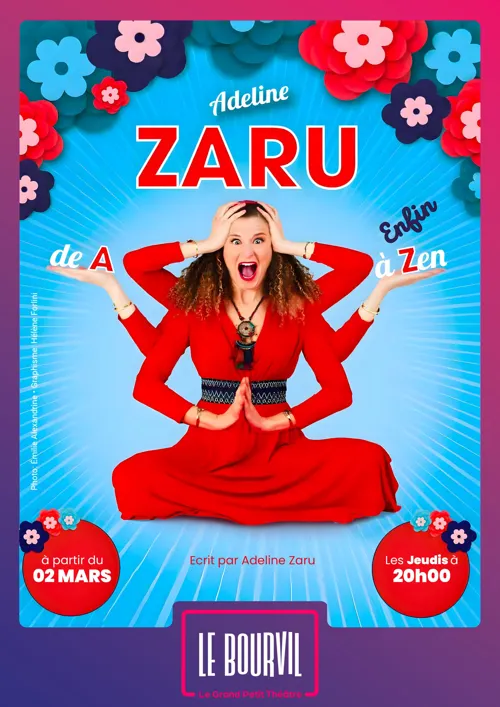 Affiche de Adeline Zaru de A à enfin Zen