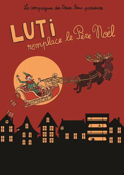 Affiche de Luti remplace le Père Noël