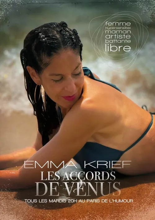 Affiche de Emma Krief dans Les accords de Venus
