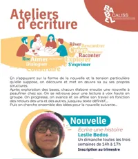 Ateliers Ecriture : Ecrire une nouvelle - 