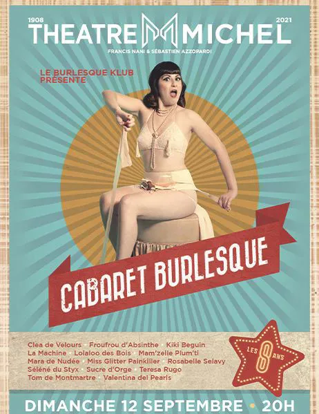 Affiche de Cabaret burlesque