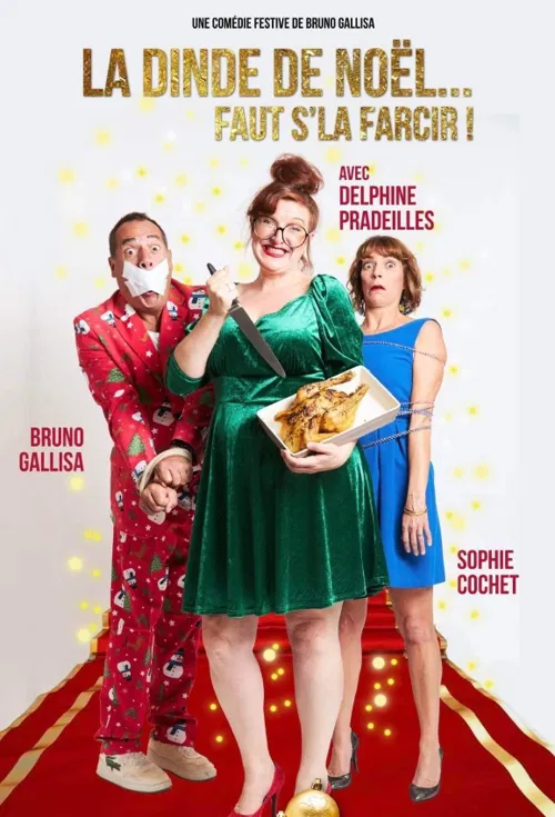 Affiche de La dinde de Noël... il faut se la farcir !