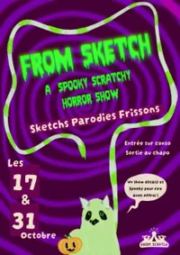 Affiche de From Sketch, a spooky scratchy horror show