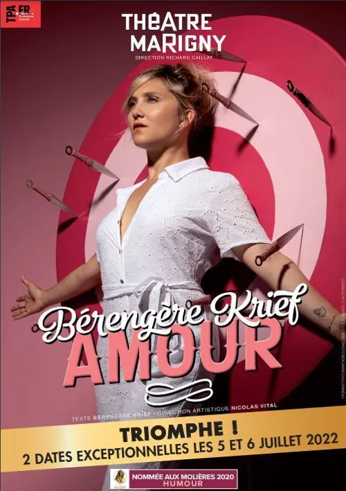 Affiche de Bérengère Krief dans Amour