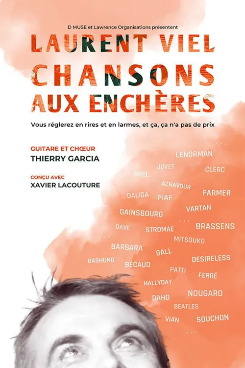 Affiche de Laurent Viel : Chansons aux Enchères