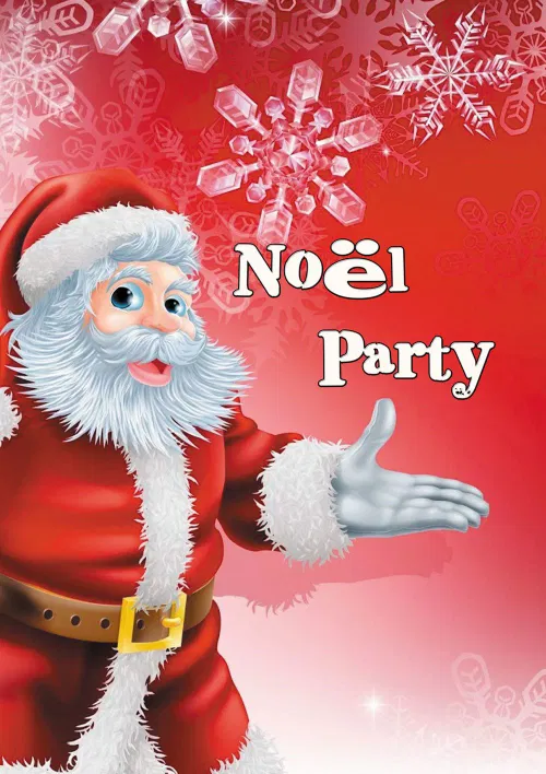 Affiche de Noël party