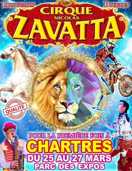 Affiche de Cirque Nicolas Zavatta Douchet | Chartres