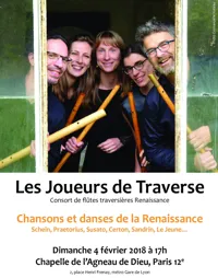 Les joueurs de Traverse | Consort de flûtes traversières Renaissance - 