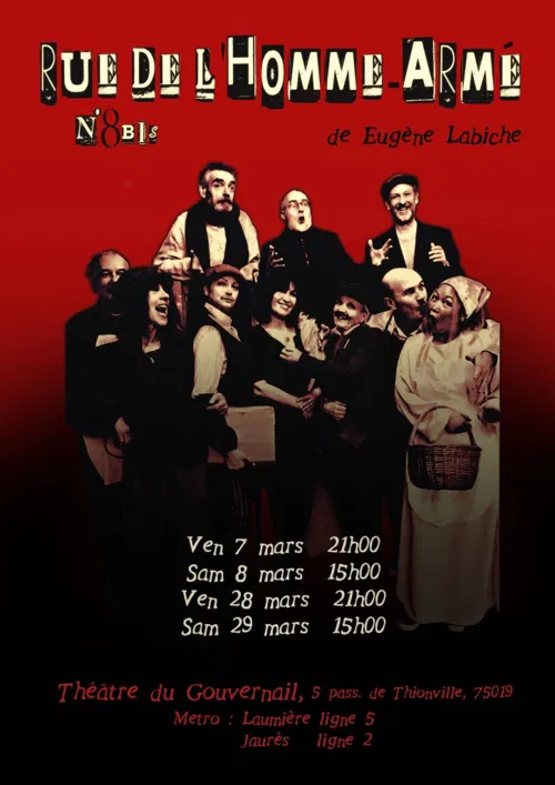 Affiche de La rue de l'homme armé, numéro 8 bis