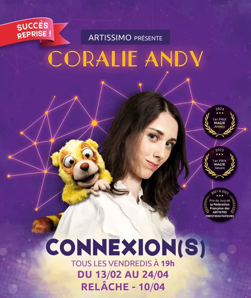 Affiche de Coralie Andy dans Connexion(s)