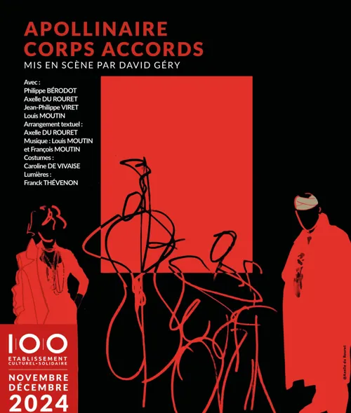 Affiche de Apollinaire Corps Accords