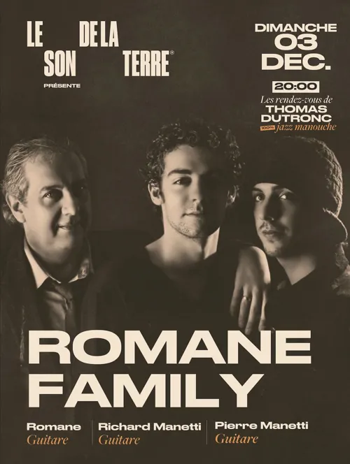 Affiche de Romane Guitar Family