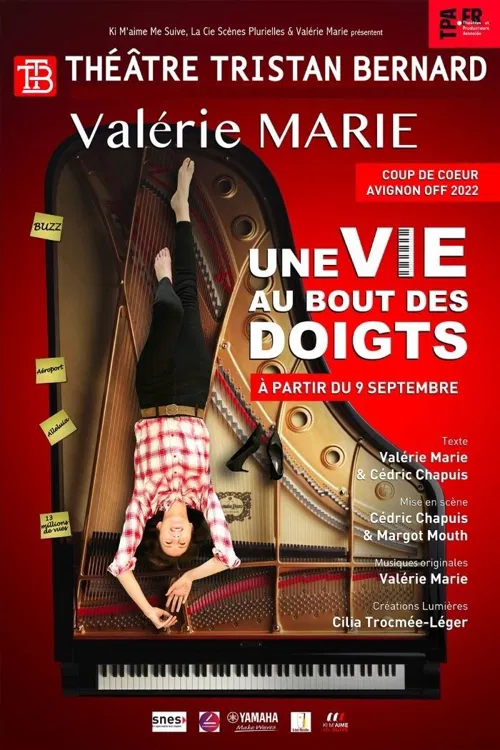 Affiche de Une vie au bout des doigts | par Valérie Marie