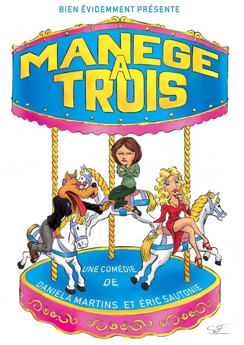 Affiche de Manège à trois