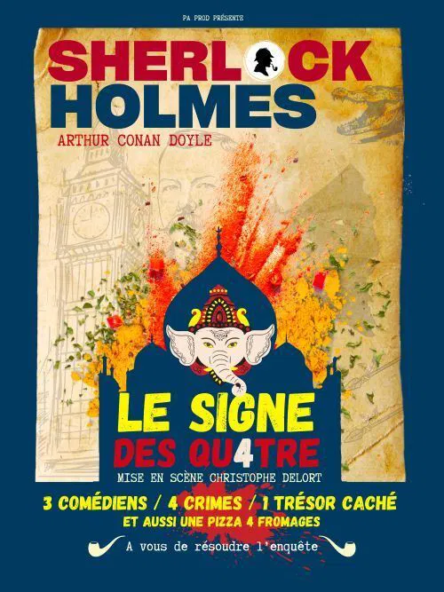 Affiche de Sherlock Holmes et le signe des 4