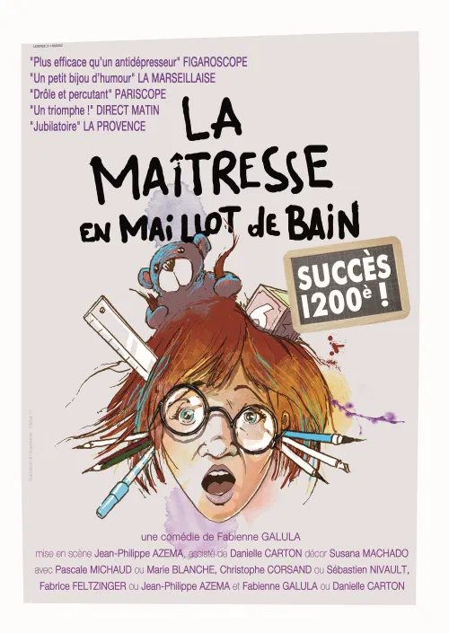Affiche de La Maîtresse en maillot de bain
