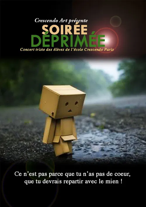Affiche de Soirée déprimée