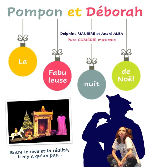 Affiche de Pompon et Déborah, La fabuleuse nuit de Noël