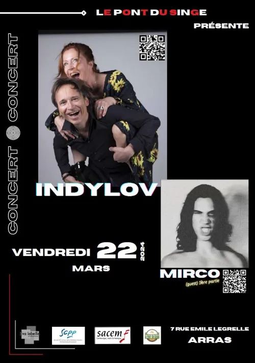 Affiche de Indylov part en live