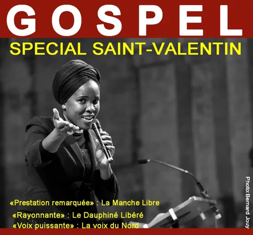 Affiche de Gospel spécial Saint-Valentin