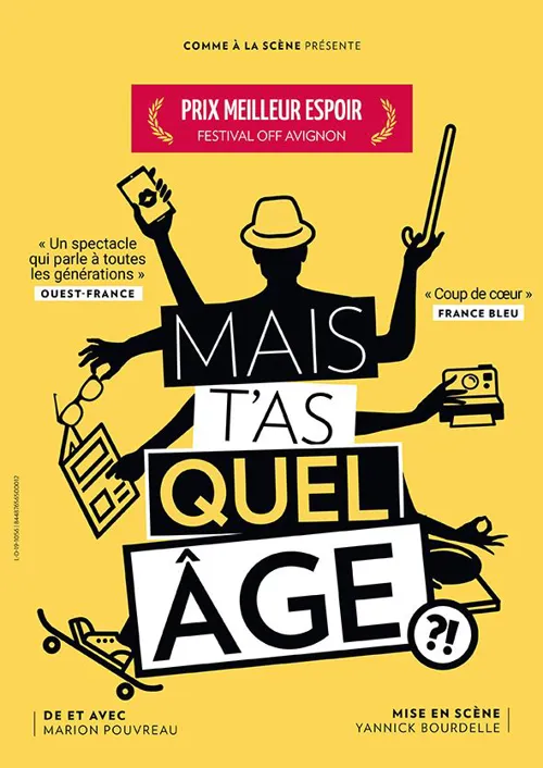 Affiche de Marion Pouvreau dans Mais t'as quel âge ?!