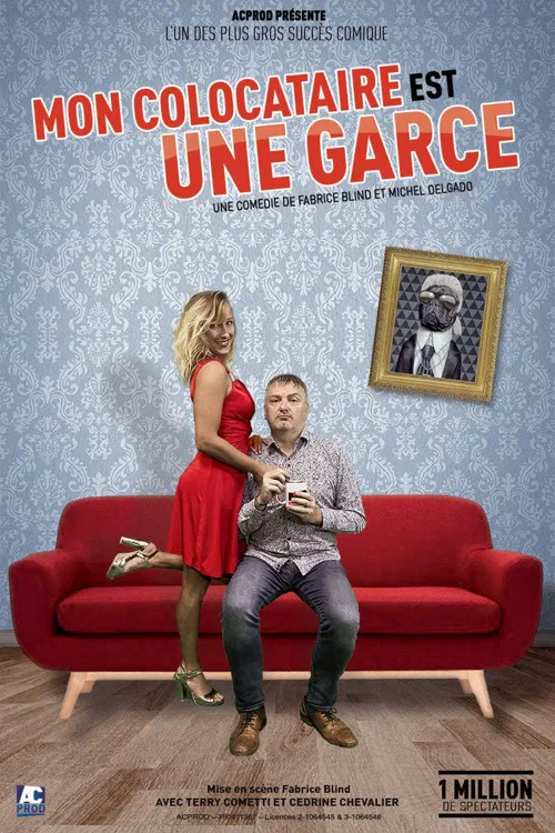 Affiche de Mon colocataire est une garce