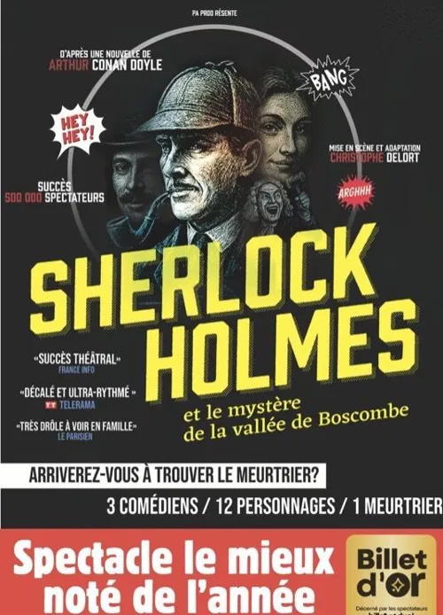 Affiche de Sherlock Holmes et le mystère de la vallée de Boscombe